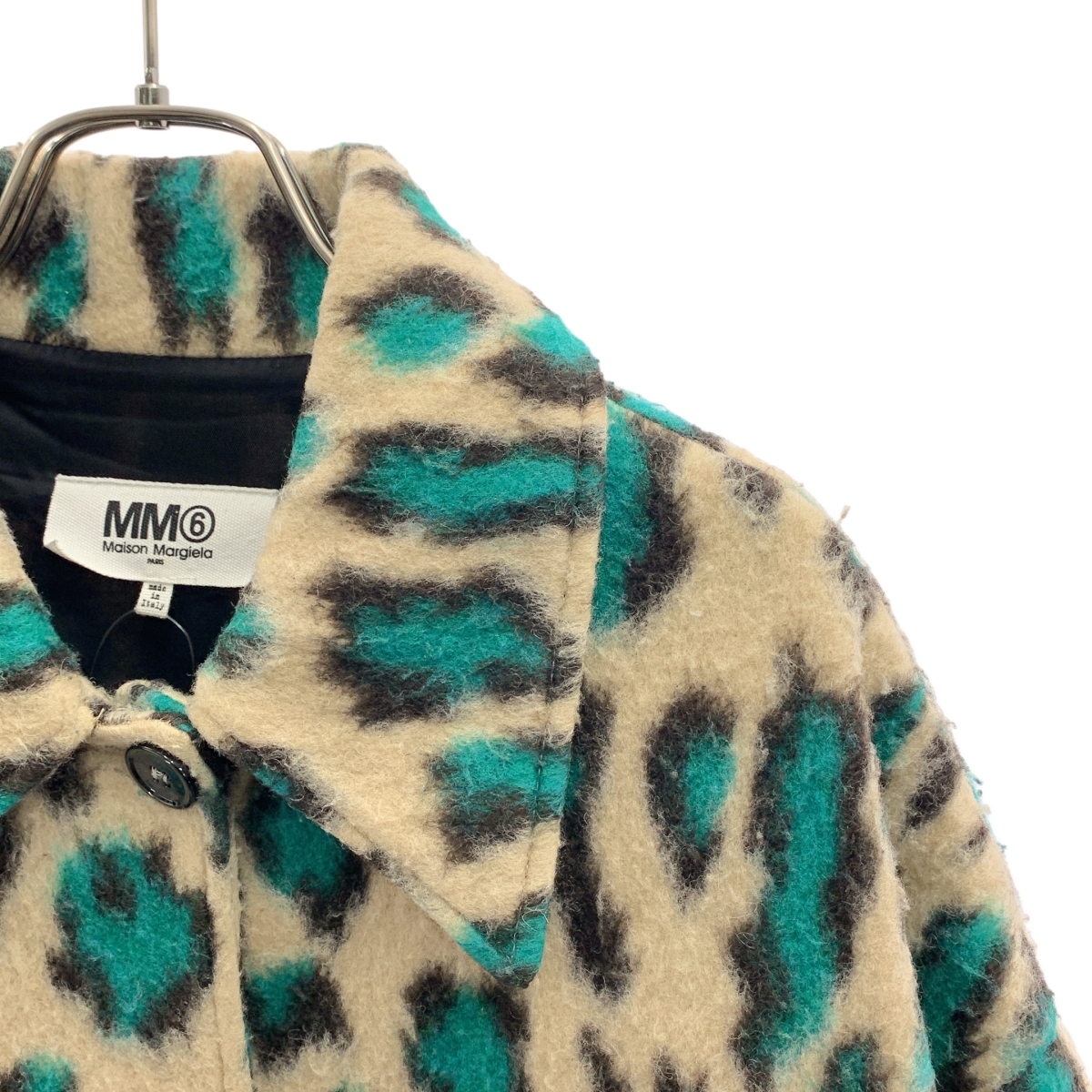 MM6 Maison Margiela / エムエムシックスメゾンマルジェラ ウール レオパード オーバーサイズ コクーンコート