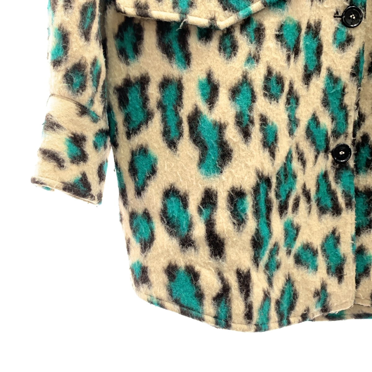 MM6 Maison Margiela / エムエムシックスメゾンマルジェラ ウール レオパード オーバーサイズ コクーンコート