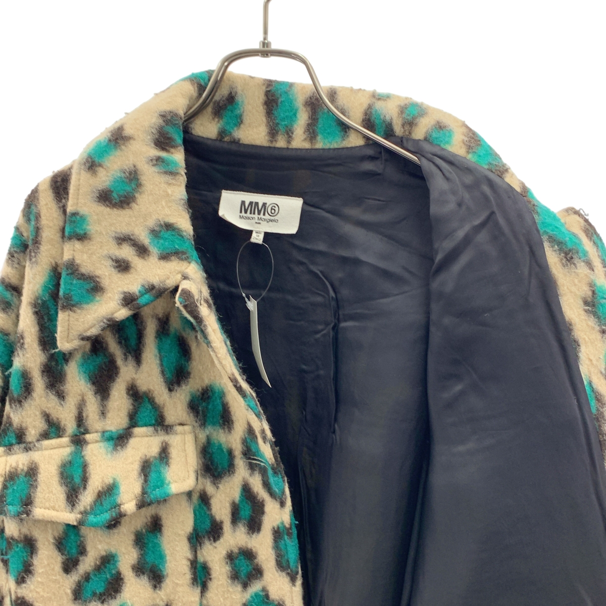 MM6 Maison Margiela / エムエムシックスメゾンマルジェラ ウール レオパード オーバーサイズ コクーンコート