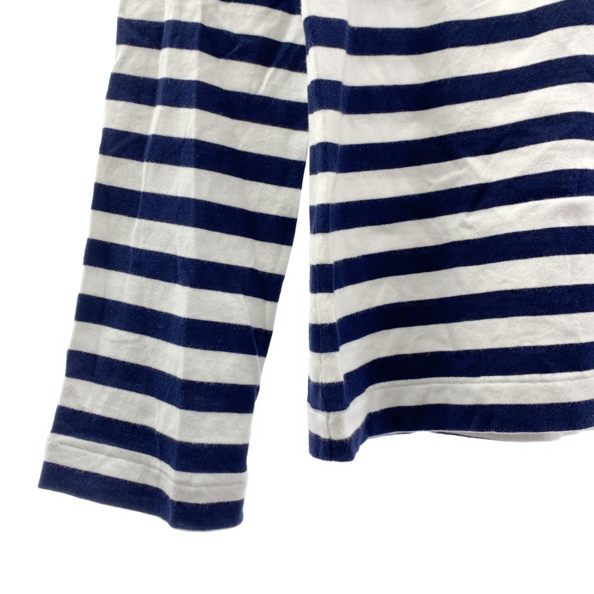 COMME des GARCONS / コムデギャルソン フリルカラー ボーダー カットソー