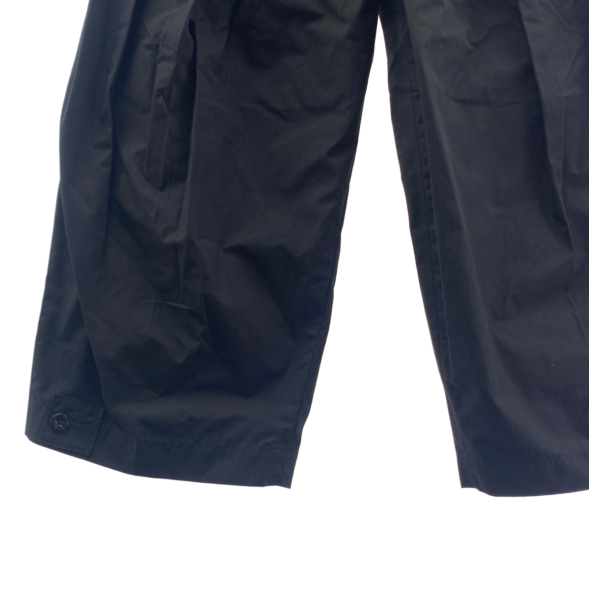 JIL SANDER / ジルサンダー TROUSER 68AW 30 FIT コットン タック ワイドパンツ