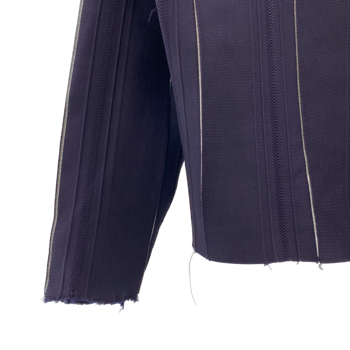 CAMIEL FORTGENS / カミエルフォートへンス RELIEF CARDIGAN ストライプ ニット カーディガン