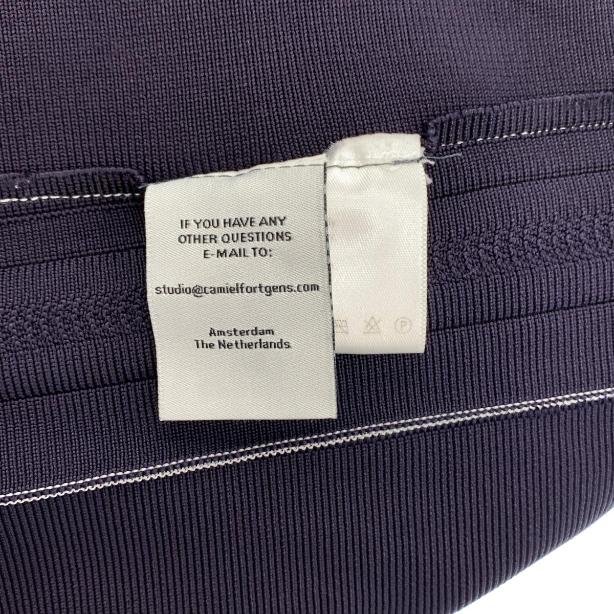 CAMIEL FORTGENS / カミエルフォートへンス RELIEF CARDIGAN ストライプ ニット カーディガン