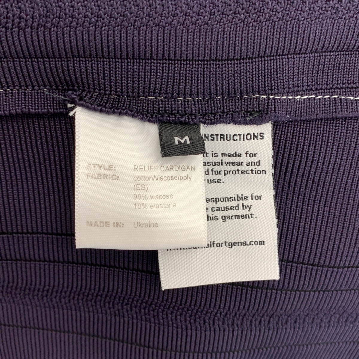 CAMIEL FORTGENS / カミエルフォートへンス RELIEF CARDIGAN ストライプ ニット カーディガン