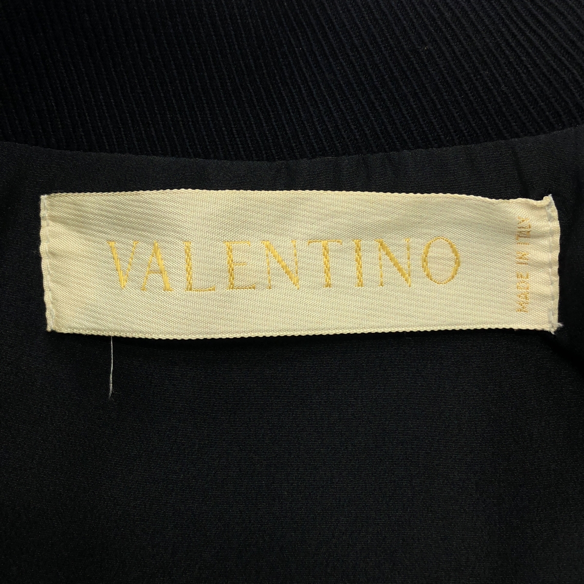VALENTINO / ヴァレンティノ ウールツイル メタルボタン ミリタリーコート
