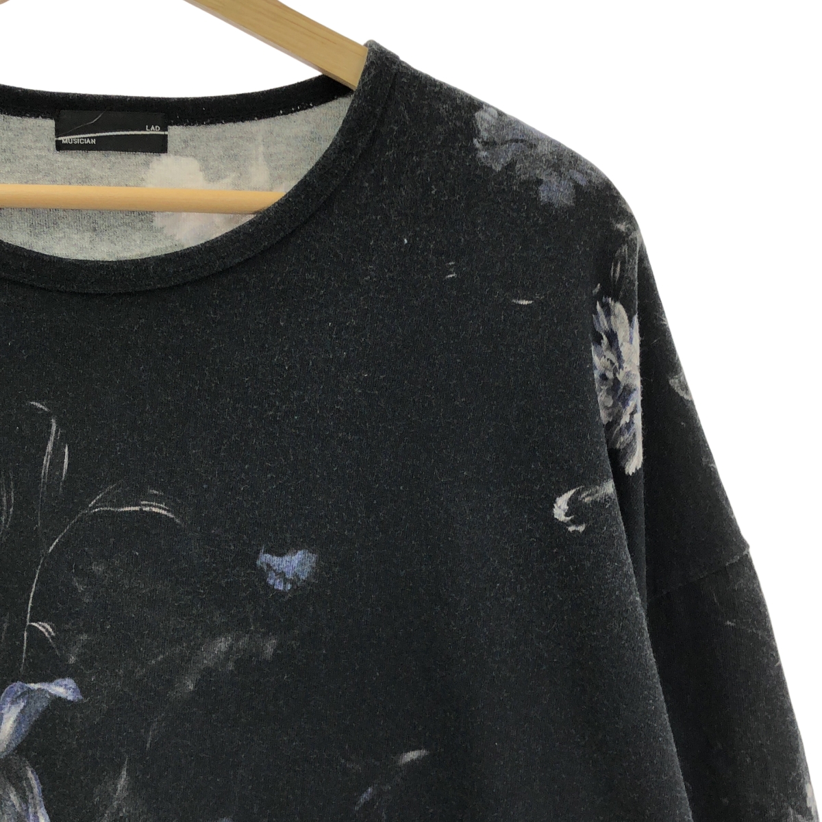 LAD MUSICIAN / ラッドミュージシャン INKJET FLOWER T-SHIRT オーバーサイズ Tシャツ