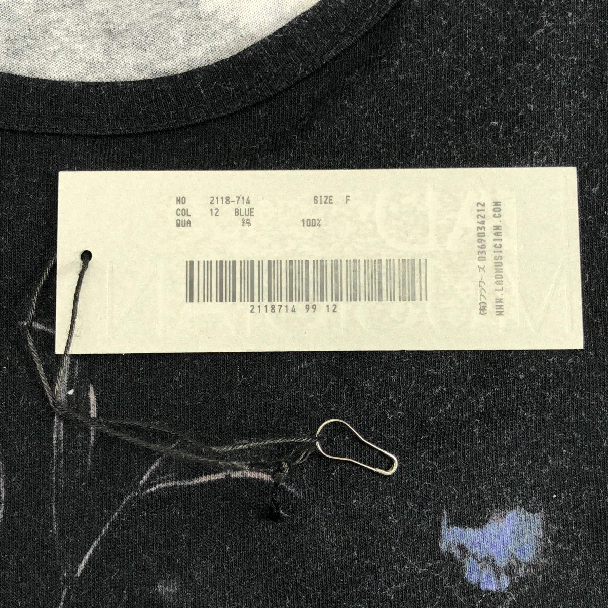 LAD MUSICIAN / ラッドミュージシャン INKJET FLOWER T-SHIRT オーバーサイズ Tシャツ