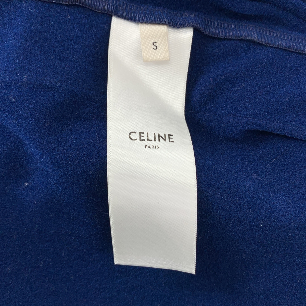 CELINE / セリーヌ サイドライン ロゴ刺しゅう フレア トラックパンツ