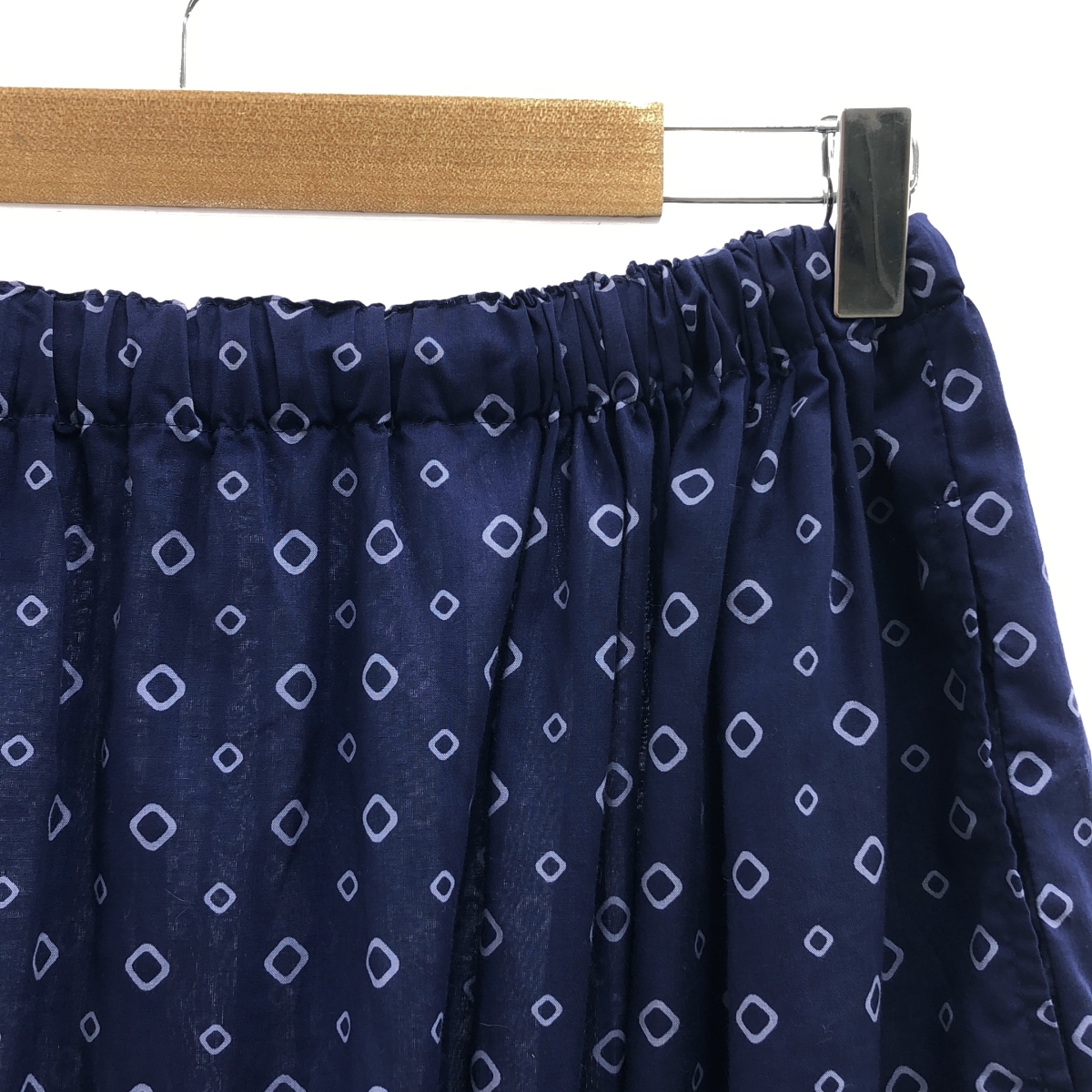 COMME des GARCONS COMME des GARCONS / コムコム ポリエステル 総柄 製品加工 ドローストリング スカート