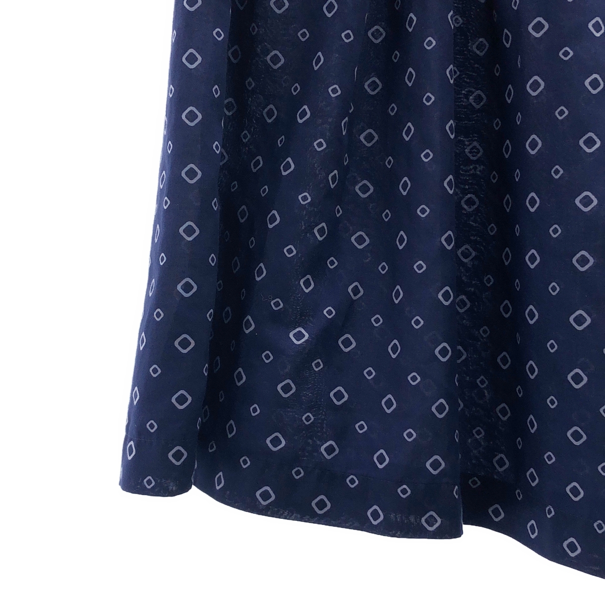 COMME des GARCONS COMME des GARCONS / コムコム ポリエステル 総柄 製品加工 ドローストリング スカート