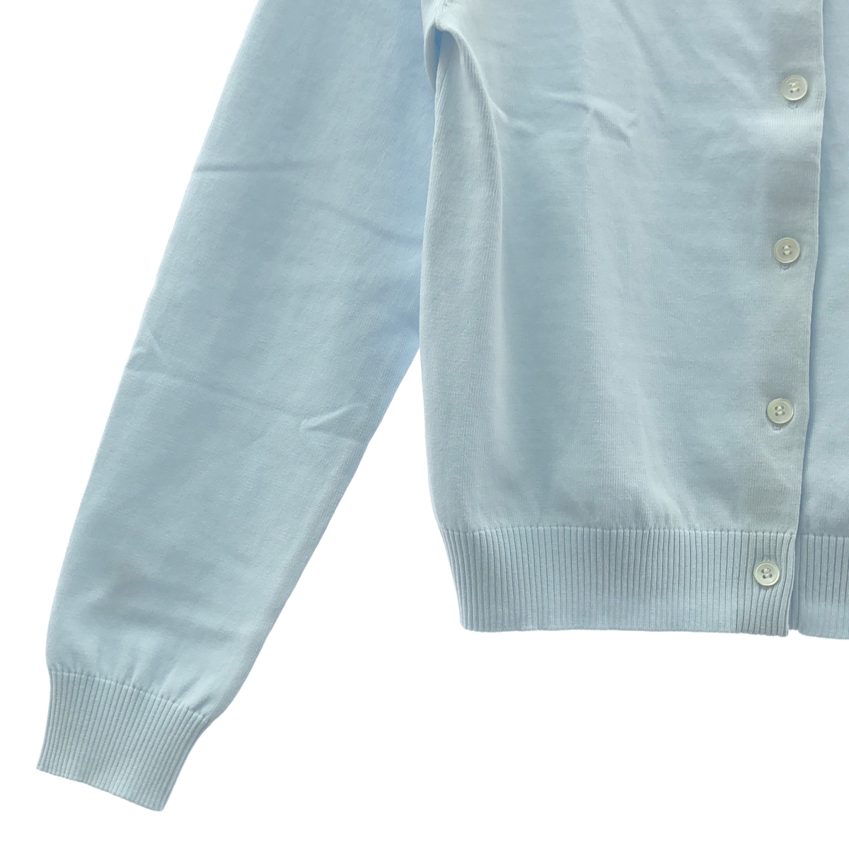 その他 《接触冷感/UV機能》FROSTYCOTTONクルーネックカーディガン