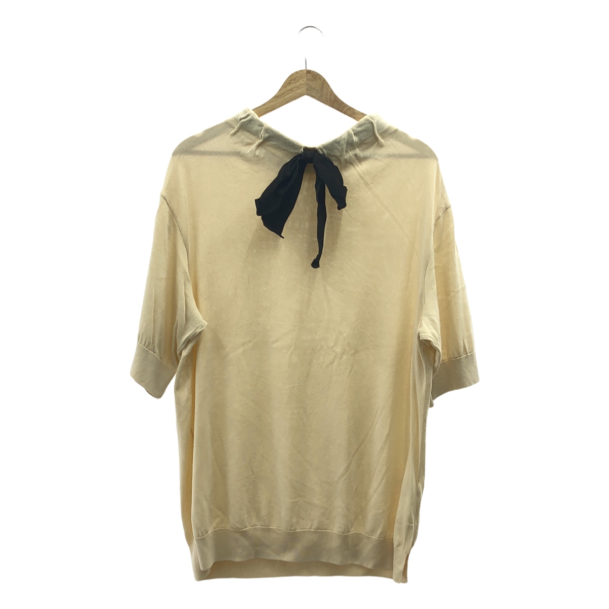 MARNI / マルニ バックリボン タックネック ニット プルオーバー