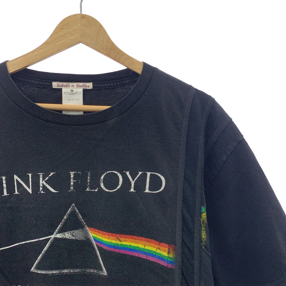 Rebuild by Needles / リビルドバイニードルス 7 Cuts Tee (Rock) Pink Floyd 再構築 ピンクフロイド バンド Tシャツ