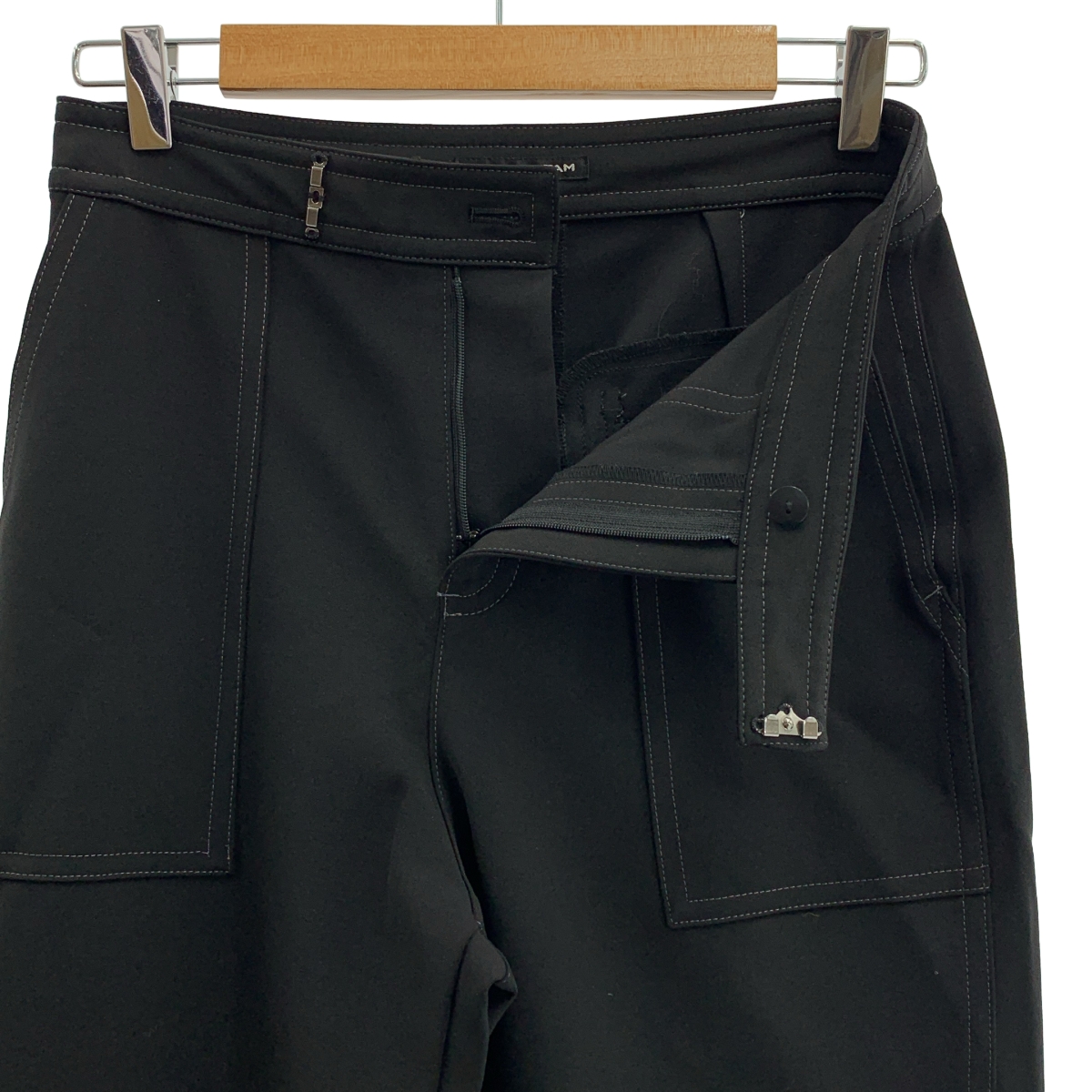 VIVIENNE TAM / ヴィヴィアンタム 裾スリット ワイド スラックス パンツ