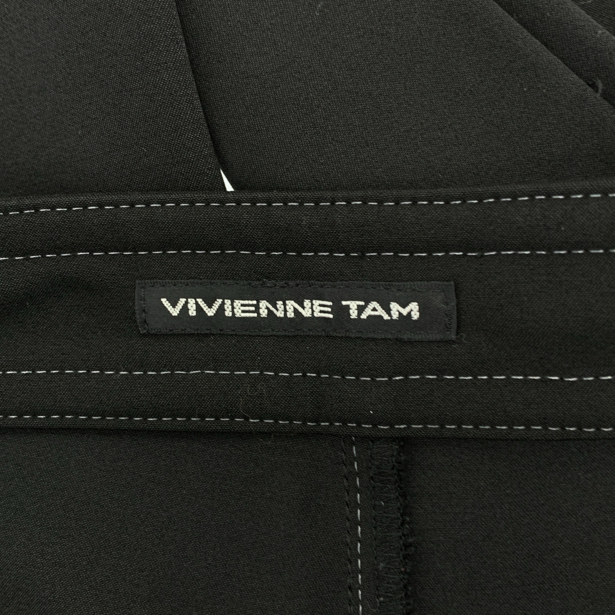 VIVIENNE TAM / ヴィヴィアンタム 裾スリット ワイド スラックス パンツ
