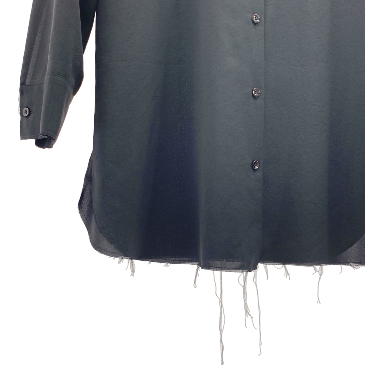 Plage / プラージュ SUN LONG カットオフ ロング シャツ