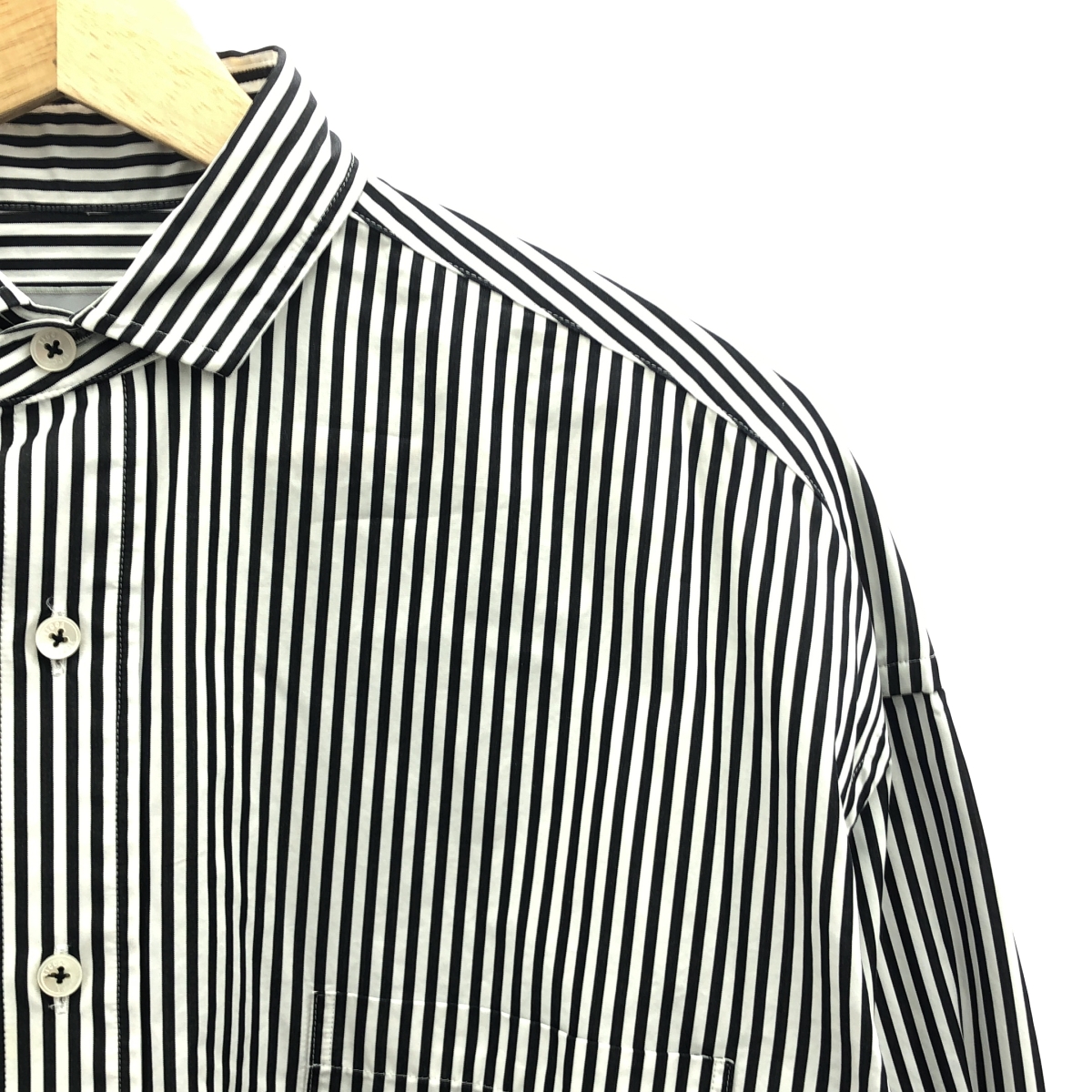 TICCA / ティッカ ストライプ スクエア ビッグシャツ