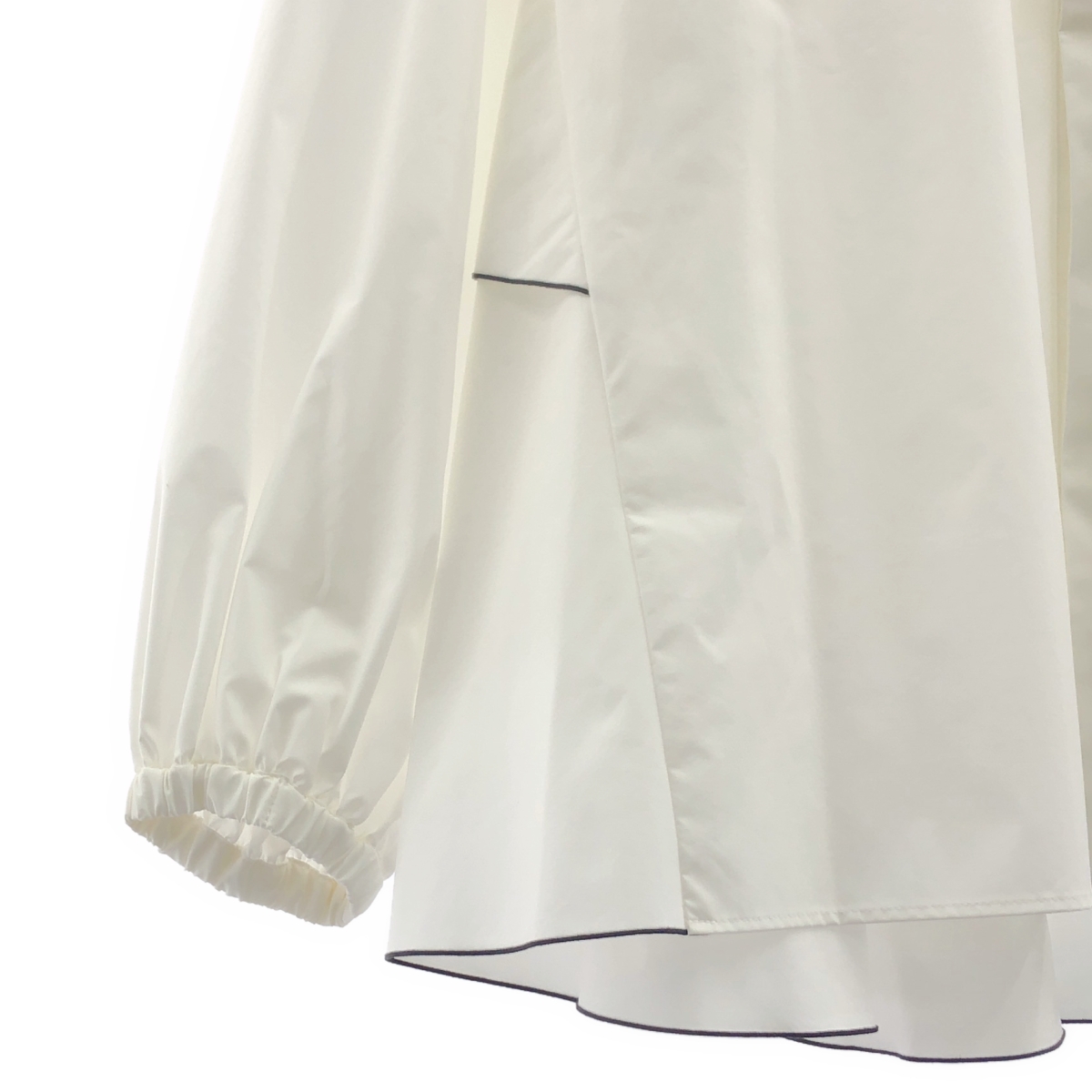 UNITED ARROWS / ユナイテッドアローズ パイピング バック ラッフルフリル ブラウス