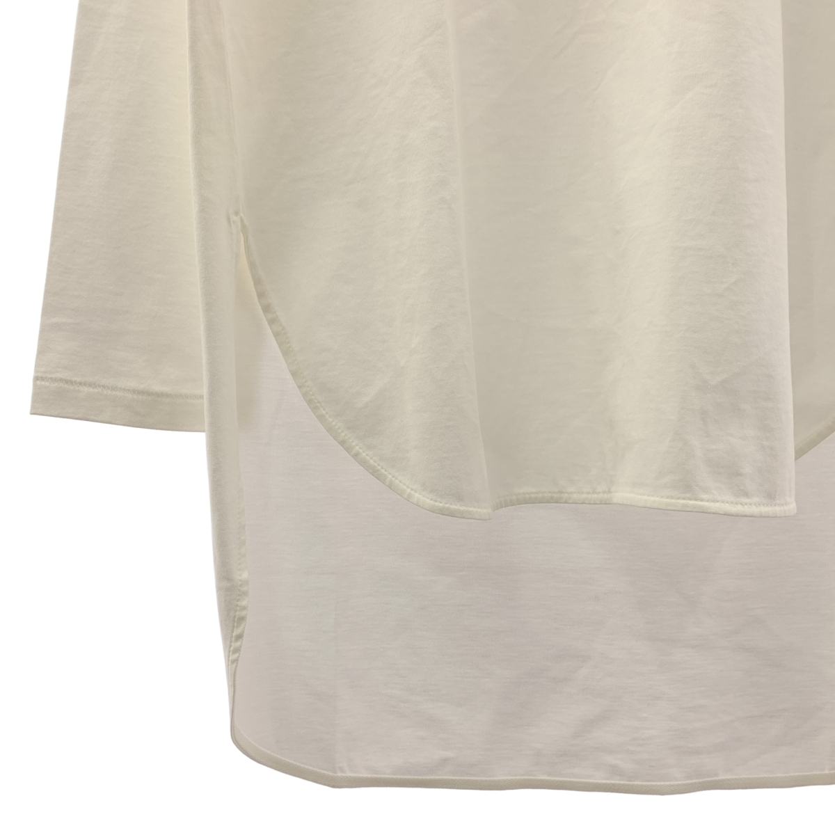 ATON / エイトン スビンコットン ラウンドヘム ロングスリーブカットソー