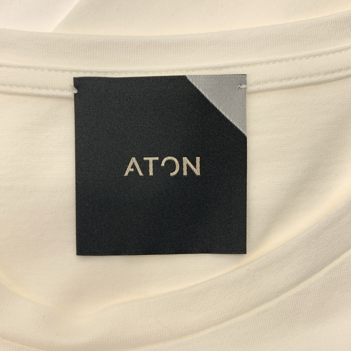 ATON / エイトン スビンコットン ラウンドヘム ロングスリーブカットソー