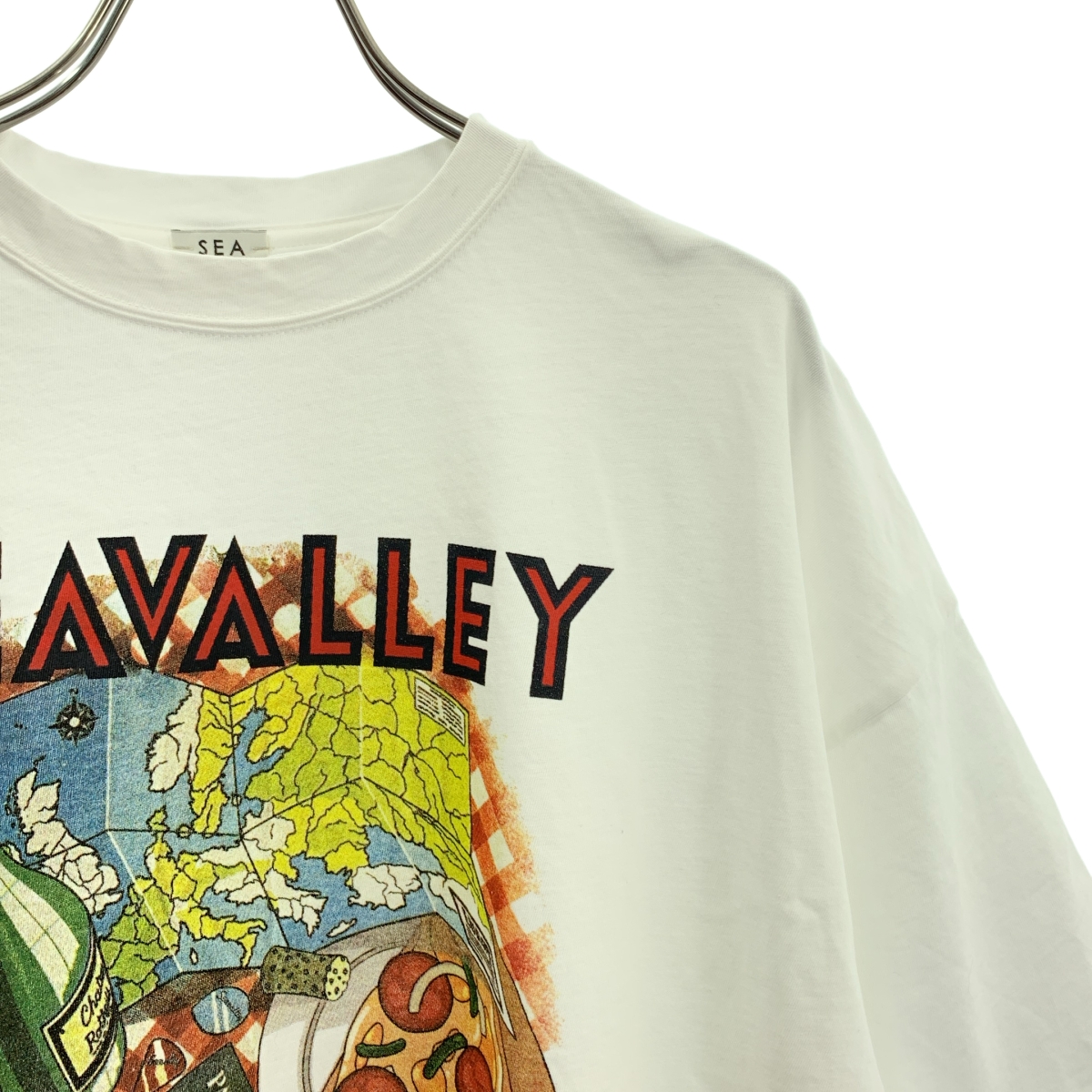 SEA / シー (SEAVALLEY PIZZA SHOP TEE グラフィック プリント Tシャツ カットソー