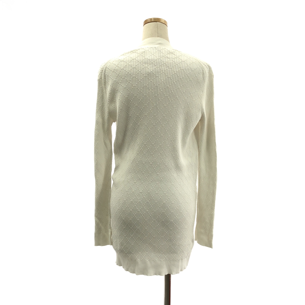 CHANEL / シャネル コットン ココマークボタン ロングカーディガン