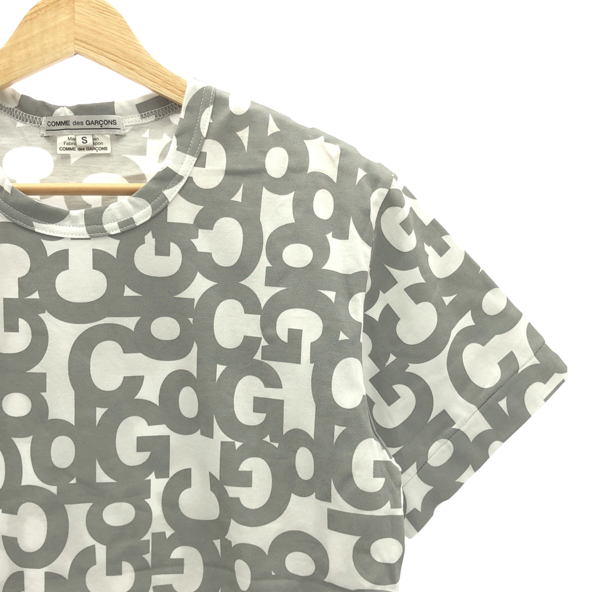 COMME des GARCONS / コムデギャルソン 総ロゴ クルーネック Tシャツ カットソー