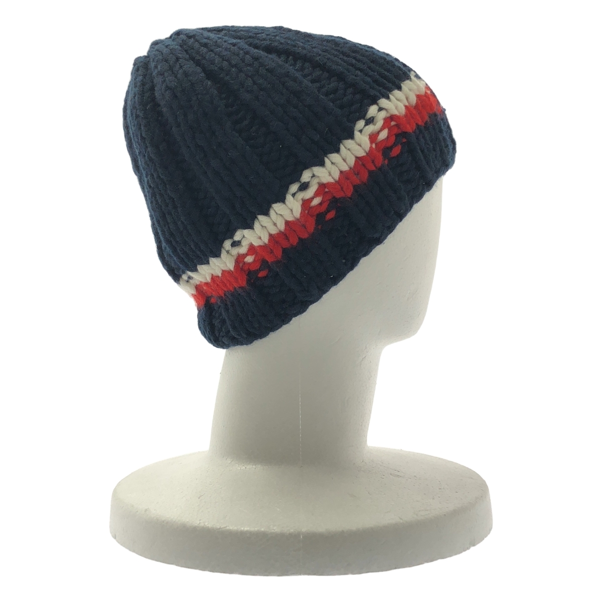 MONCLER Gamme Bleu / モンクレール・ガム・ブルー BERRETTO TRICOT ロゴパッチ ニットキャップ