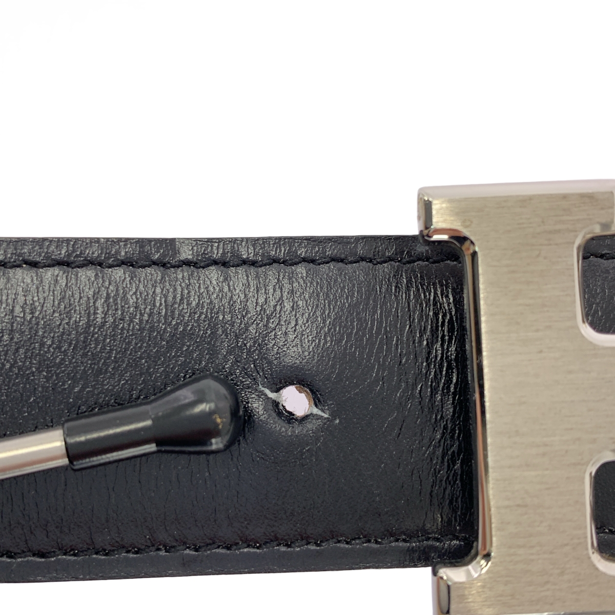 HERMES / エルメス コンスタンス 90 Hロゴ レザー リバーシブル ベルト