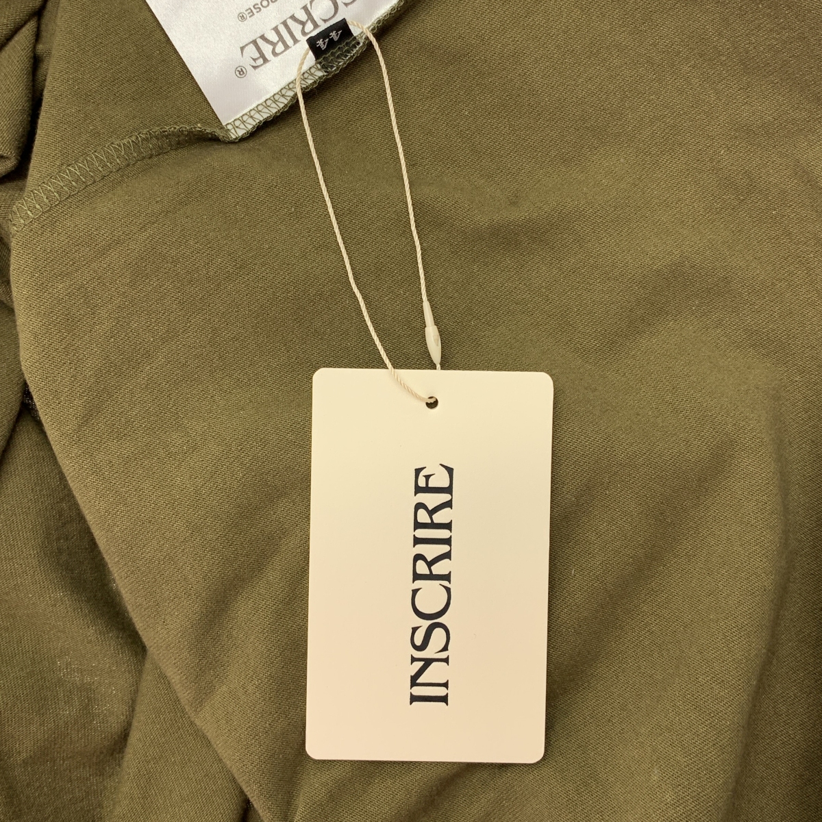 INSCRIRE / アンスクリア バイカラー オーバーシルエット Tシャツ カットソー