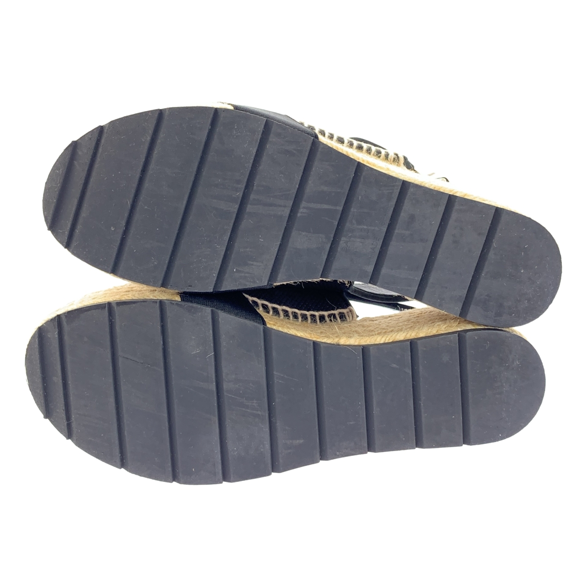 BALENCIAGA / バレンシアガ レザー スリングバック エスパドリーユ ウェッジソールサンダル