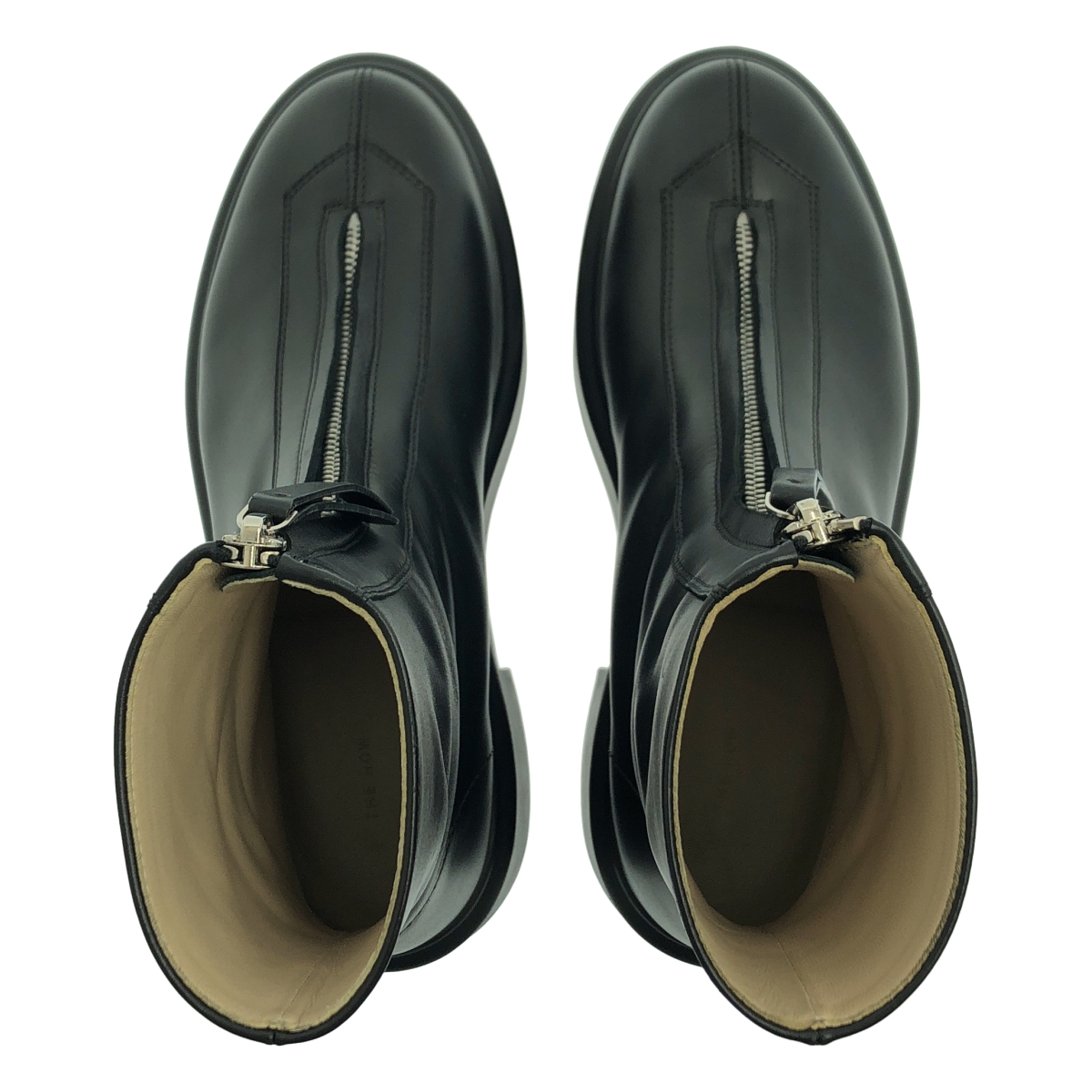 THE ROW / ザロウ zipped boot / レザー ジップド ショートブーツ