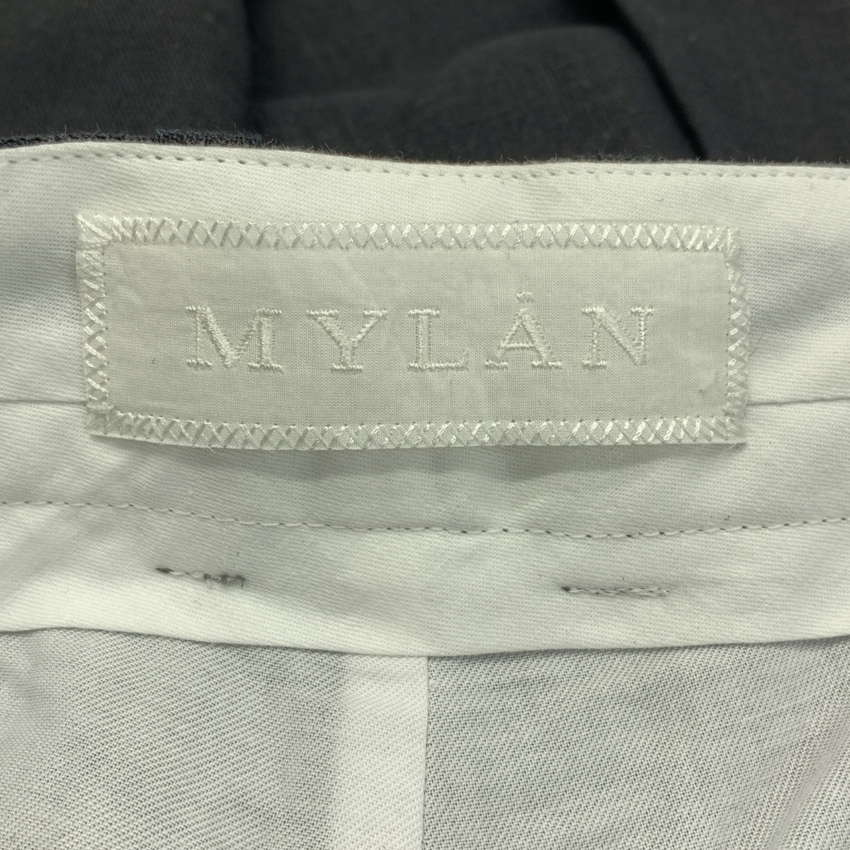 MYLAN / マイラン Wide Tack Pants リネン ワイドタックパンツ