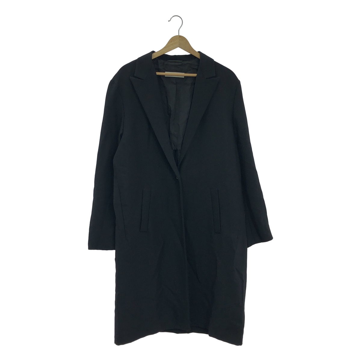 JIL SANDER / ジルサンダー ウール ナイロン ロング チェスターコート