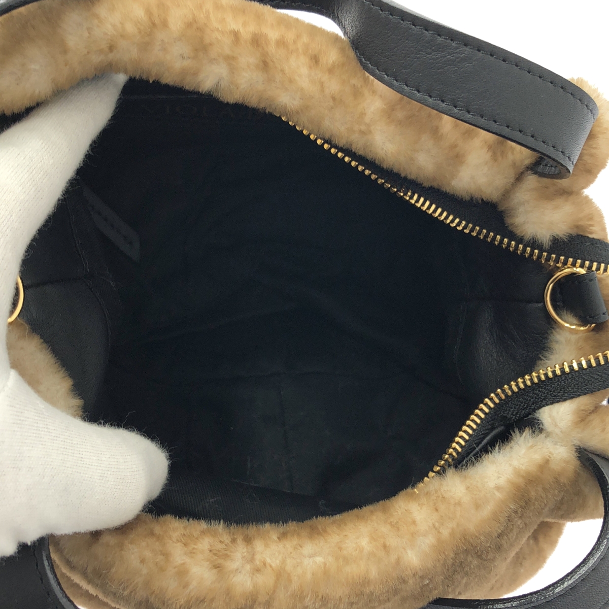 VIOLAd'ORO / ヴィオラドーロ エコファー 2way ハンド ショルダーバッグ