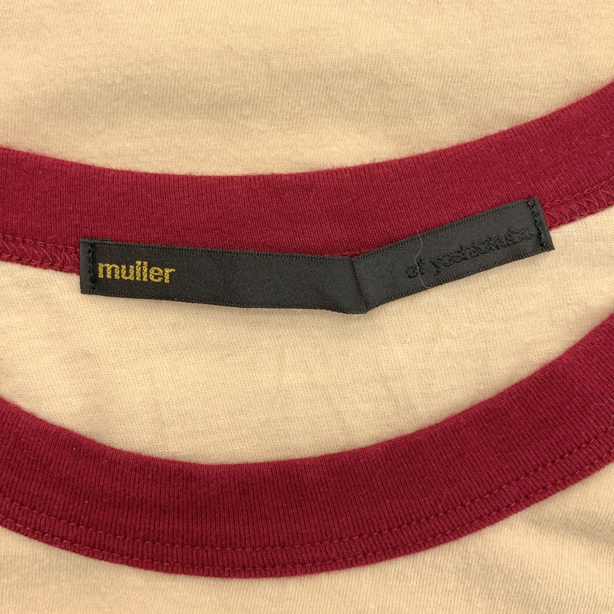 muller of yoshiokubo / ミュラーオブヨシオクボ プリント クルーネック Tシャツ カットソー