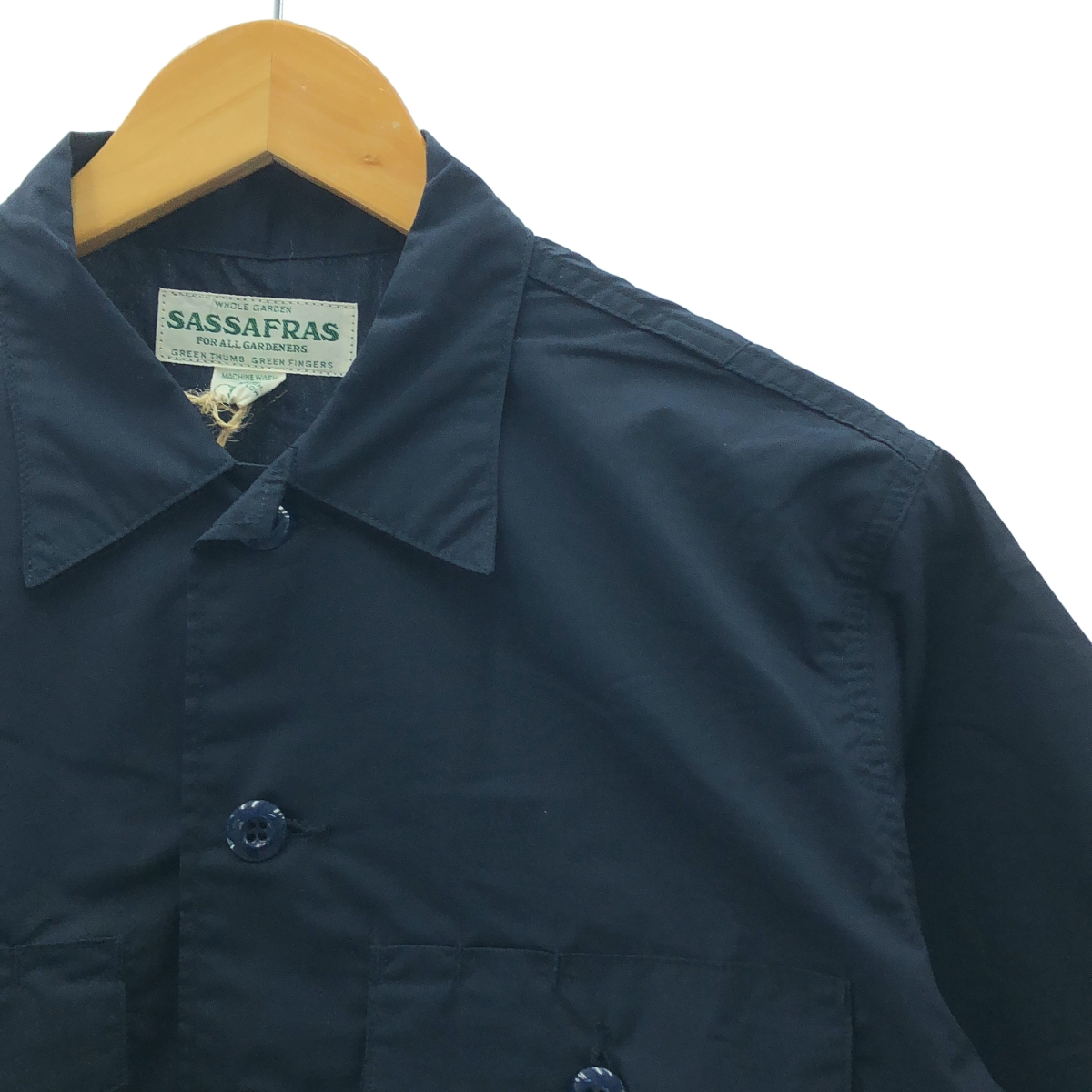 SASSAFRAS / ササフラス Gardener Half 1/2 Typewriter タイプライター ガーデナー 半袖シャツ