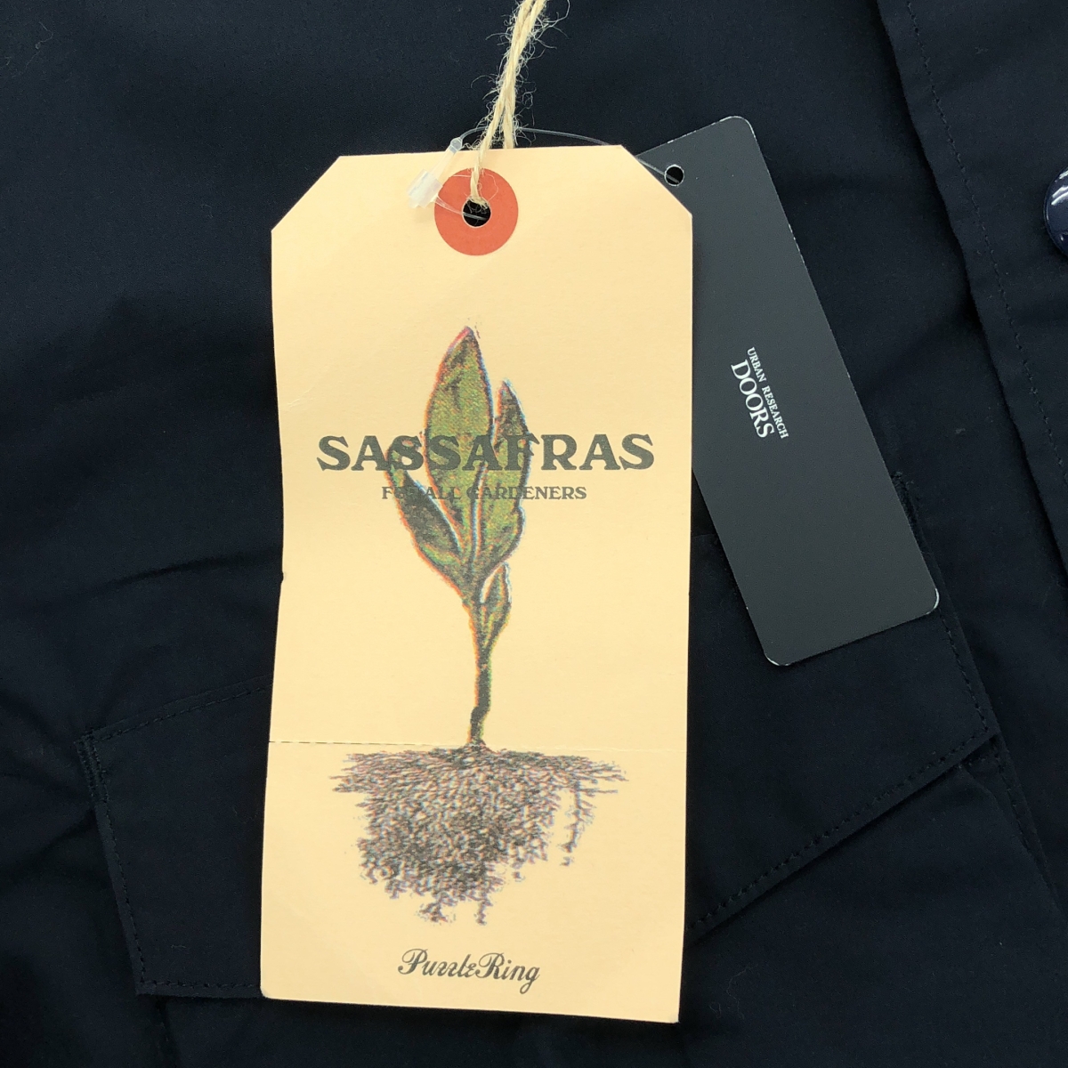 SASSAFRAS / ササフラス Gardener Half 1/2 Typewriter タイプライター ガーデナー 半袖シャツ