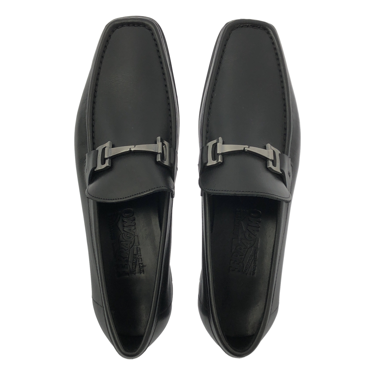 Salvatore Ferragamo / サルヴァトーレフェラガモ レザー ビット ローファー ドレスシューズ 革靴