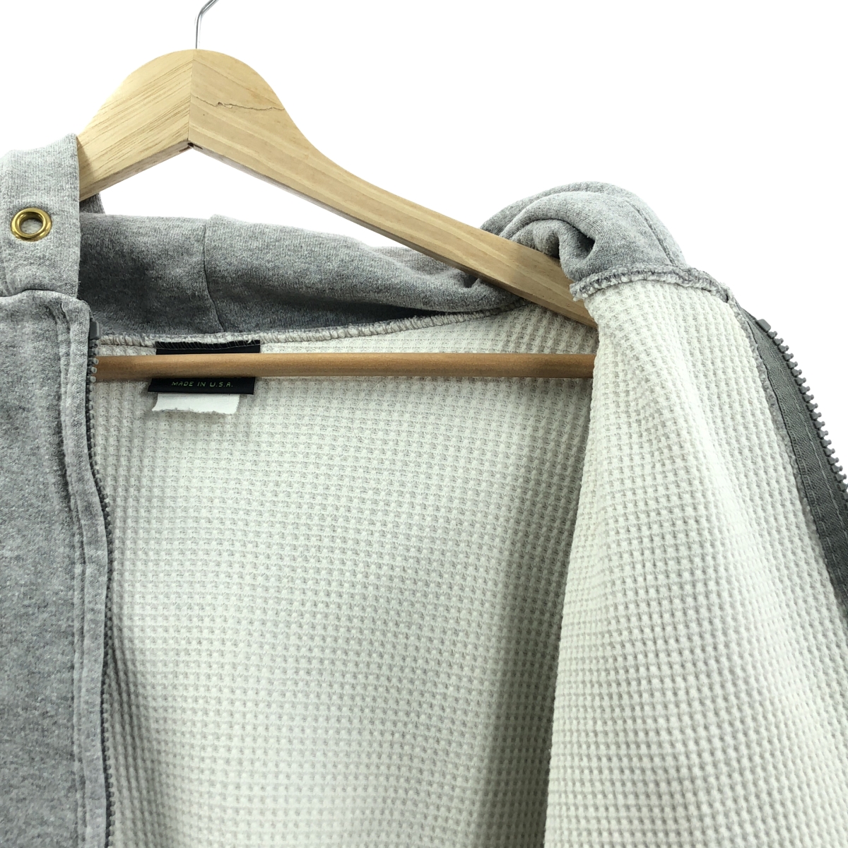 CAMBER / キャンバー USA製 フルジップ スウェット フーディ / サーマル総裏地