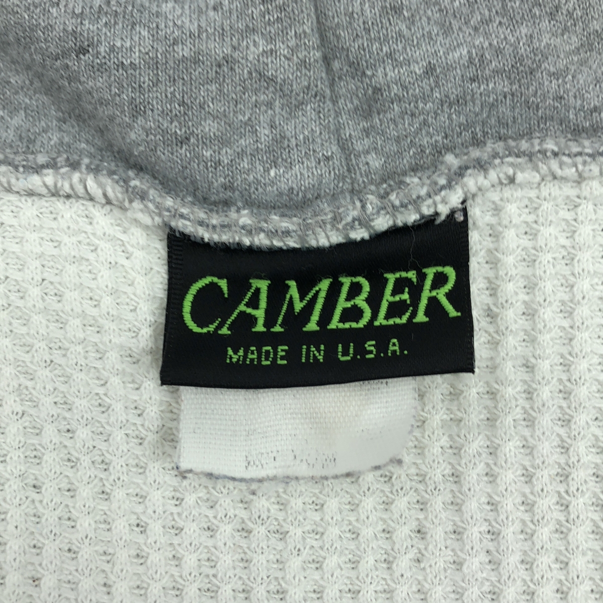 CAMBER / キャンバー USA製 フルジップ スウェット フーディ / サーマル総裏地