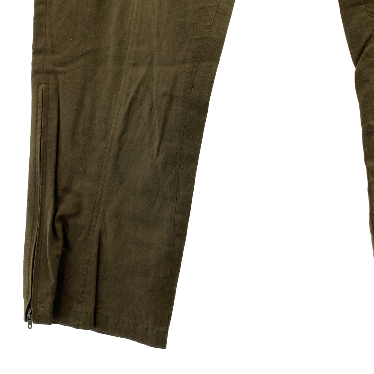 YOHJI YAMAMOTO +NOIR / ヨウジヤマモトプリュスノアール リネン シルク 変形 ラップ パンツ