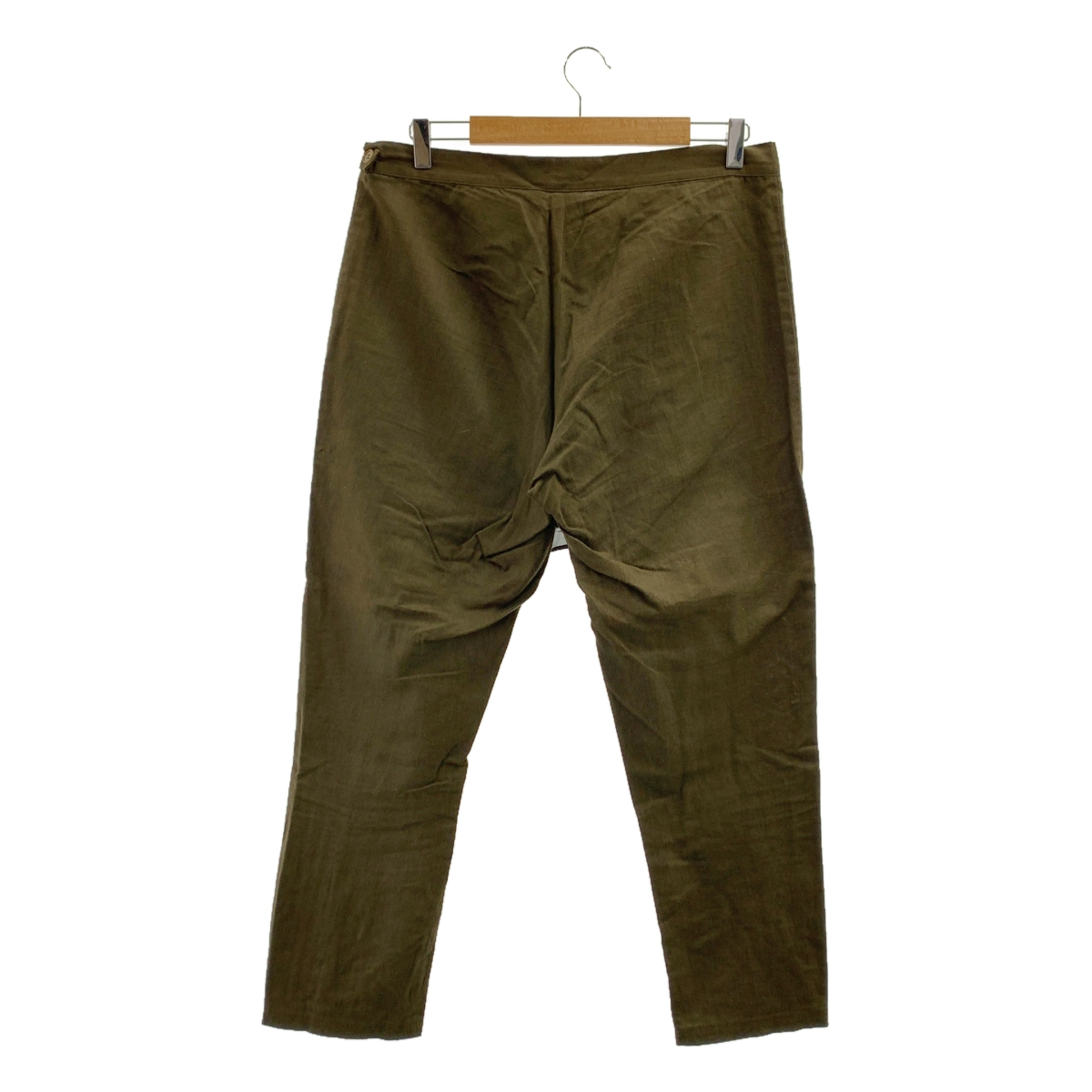 YOHJI YAMAMOTO +NOIR / ヨウジヤマモトプリュスノアール リネン シルク 変形 ラップ パンツ