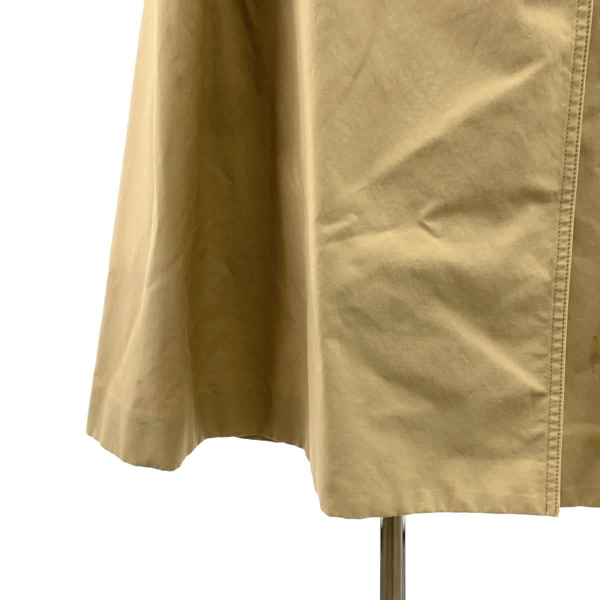 ebure / エブール ベルテッド ノーカラー トレンチコート