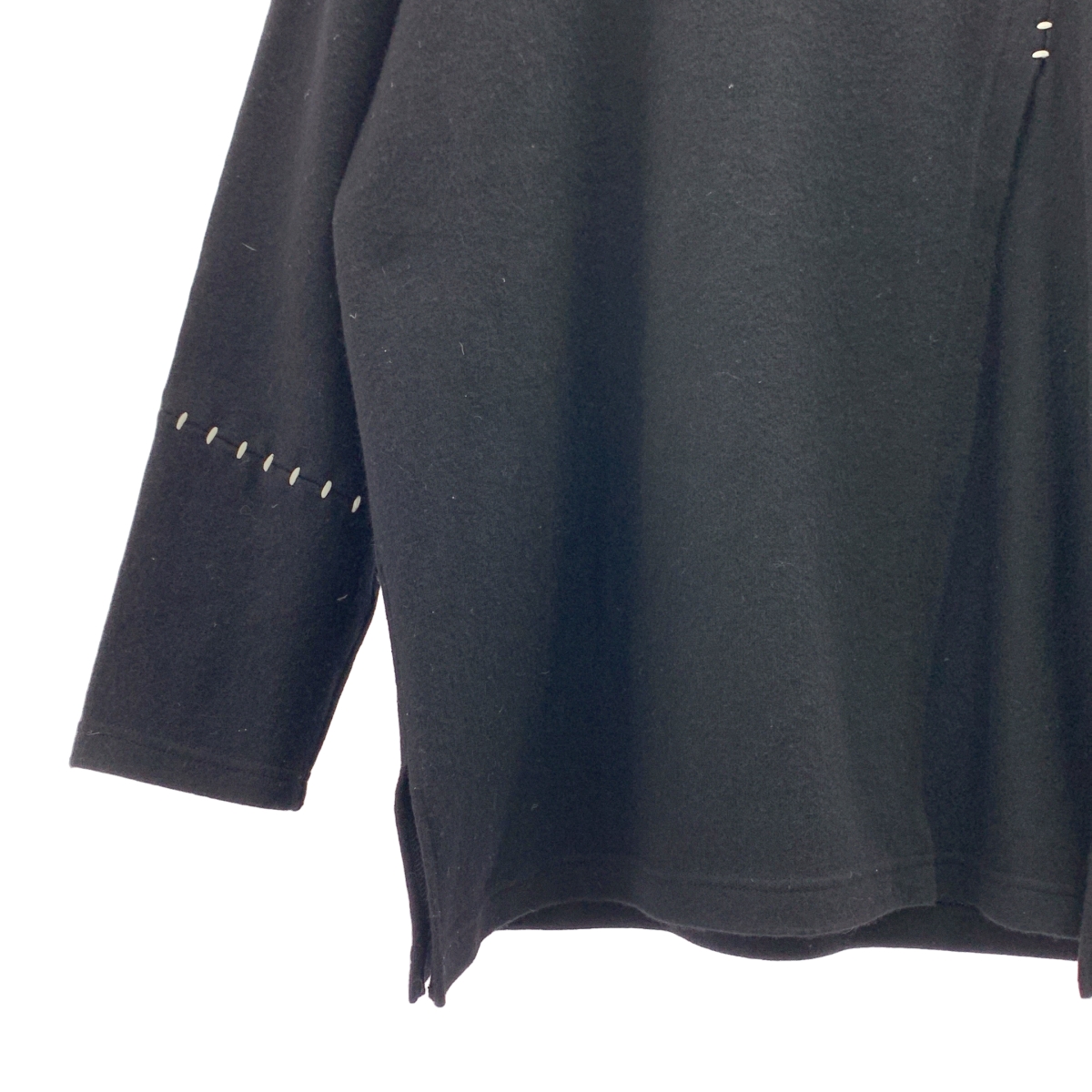 S'YTE YOHJI YAMAMOTO / サイトヨウジヤマモト AIRY JERSEY BLIND STITCH LAYERED LONG-SLEEVE T-SHIRT / ウール ステッチ レイヤード ニット