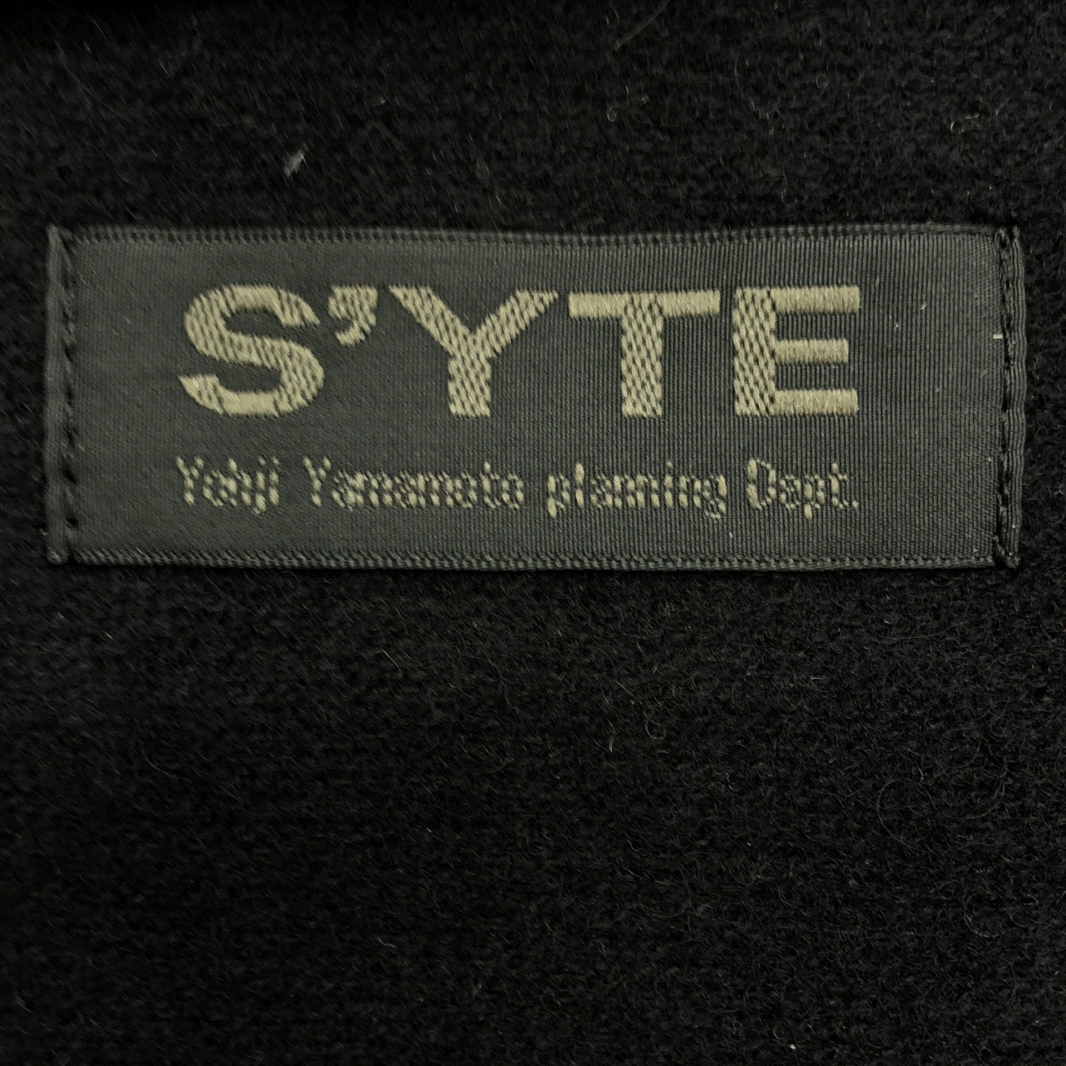 S'YTE YOHJI YAMAMOTO / サイトヨウジヤマモト AIRY JERSEY BLIND STITCH LAYERED LONG-SLEEVE T-SHIRT / ウール ステッチ レイヤード ニット