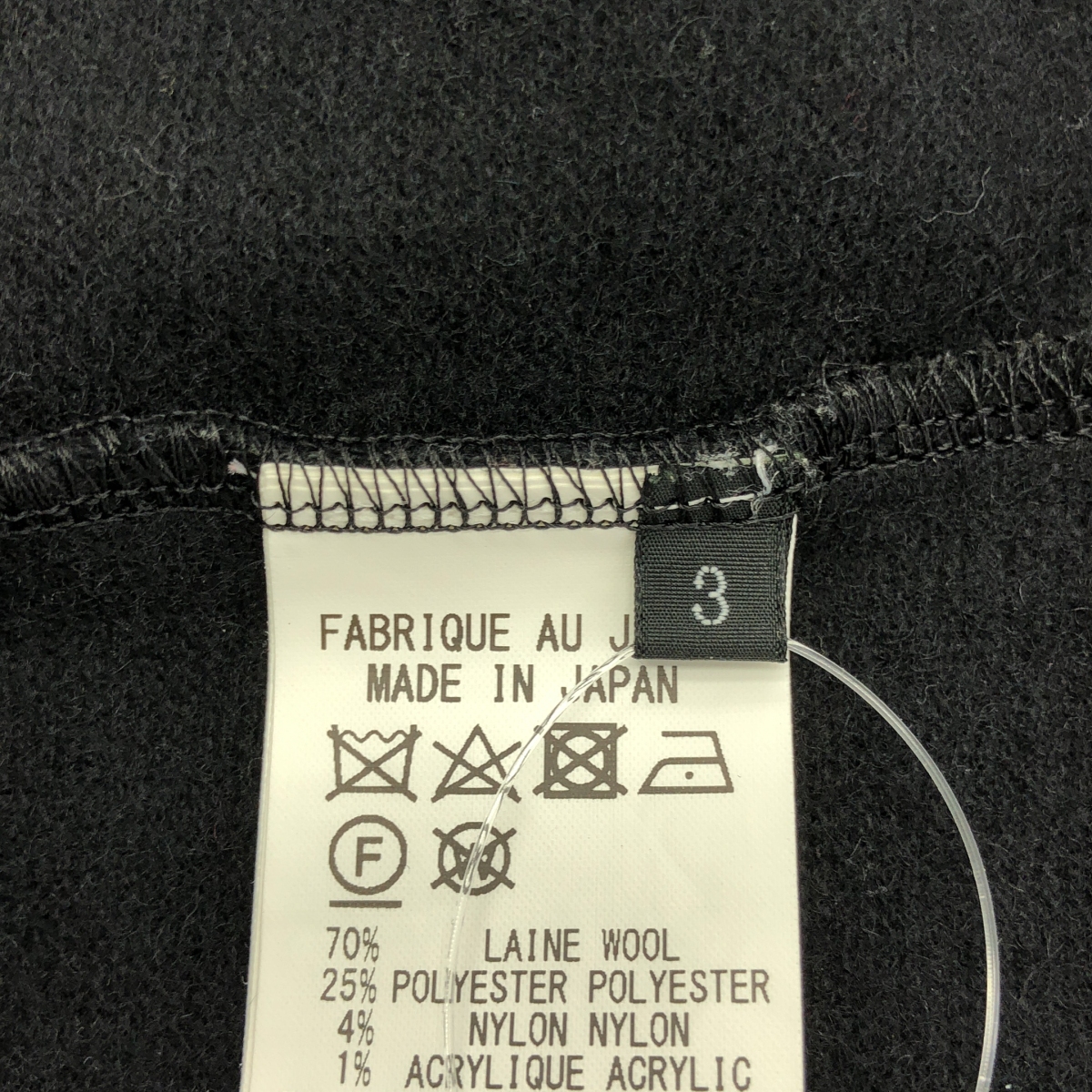 S'YTE YOHJI YAMAMOTO / サイトヨウジヤマモト AIRY JERSEY BLIND STITCH LAYERED LONG-SLEEVE T-SHIRT / ウール ステッチ レイヤード ニット