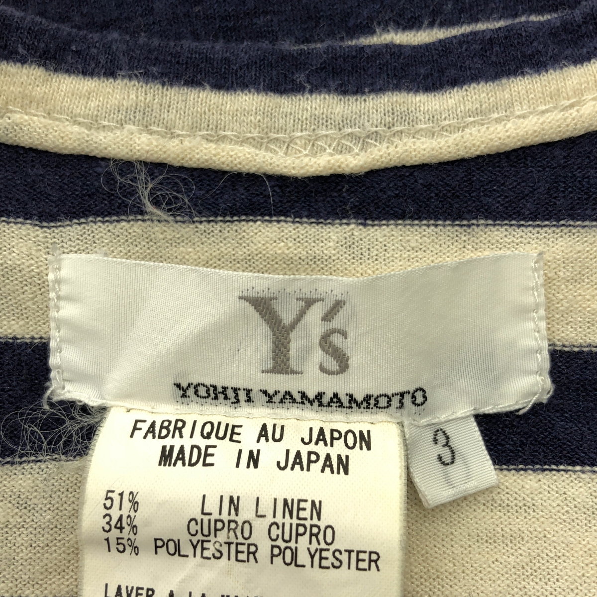 Y's / ワイズヨウジヤマモト クルーネック カットソー タンクトップ