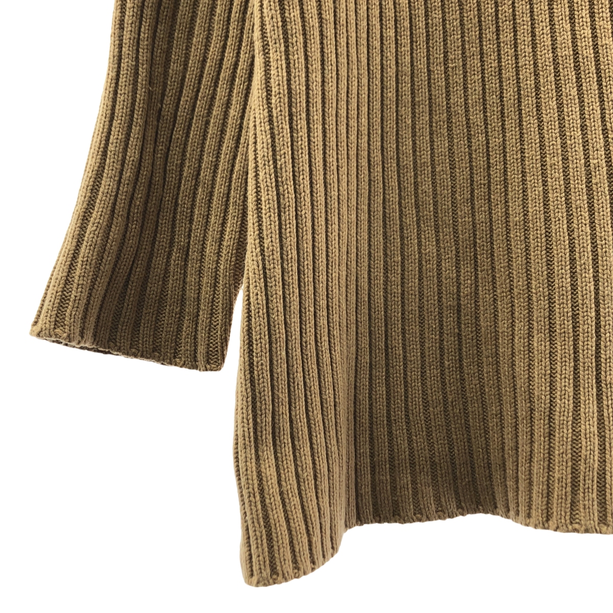 UNUSED / アンユーズド RIB CREW NECK KNIT / リブ クルーネック スリット ニット セーター