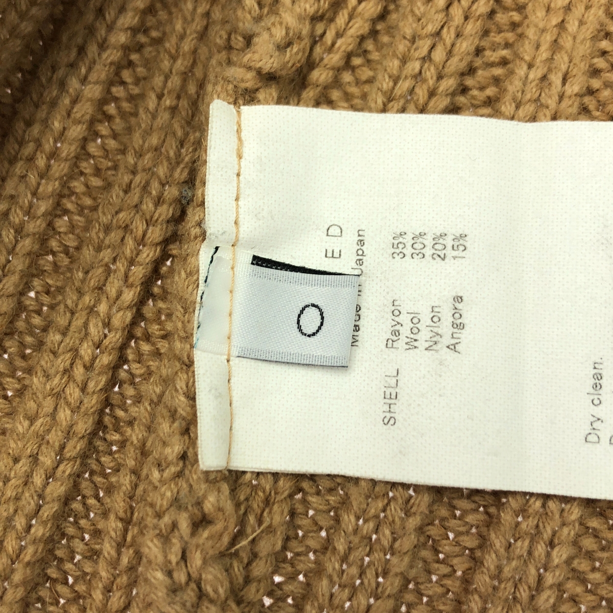 UNUSED / アンユーズド RIB CREW NECK KNIT / リブ クルーネック スリット ニット セーター